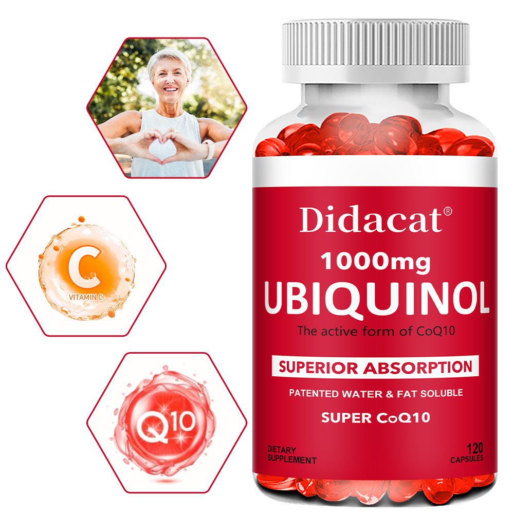 Nac N Acetyl Cysteine - Cápsulas Blandas de Ubiquinol CoQ10 1000mg,