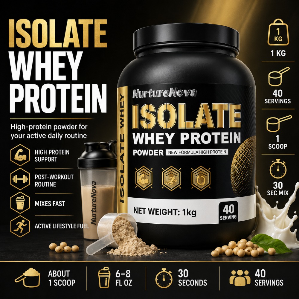 NurtureNova Proteína de Suero  - Fitness Nutrition Whey Protein reseña y precio