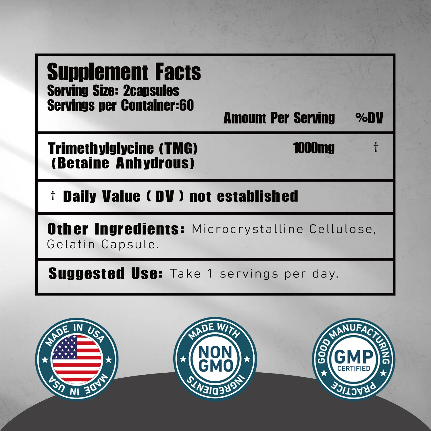 TMG Trimethylglycine: mejora e - Nac N Acetyl Cysteine reseña y precio
