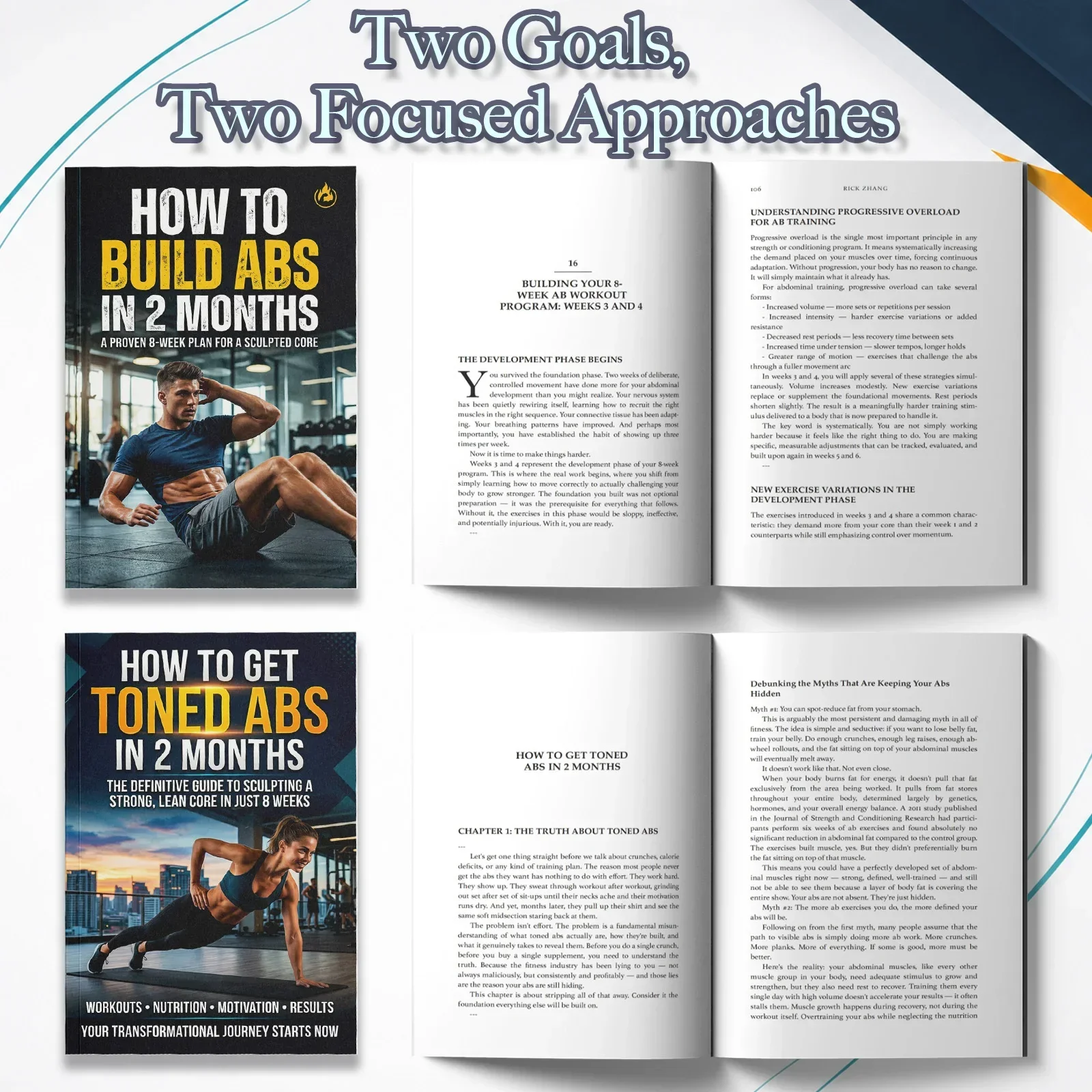 Set de 2 guías de entrenamient - Nutrition Fitness Plan reseña y precio